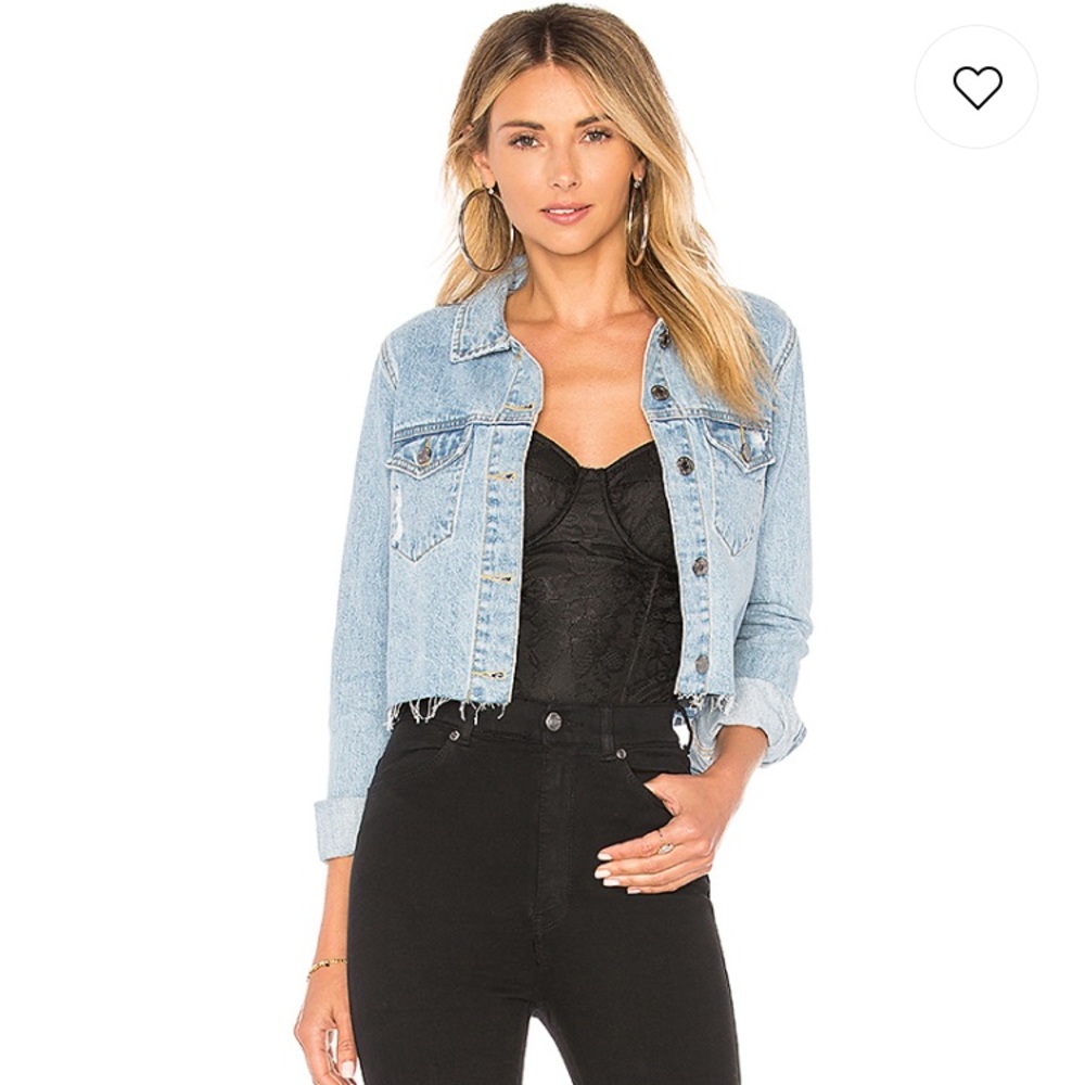 Dr Denim cropped denim jacket